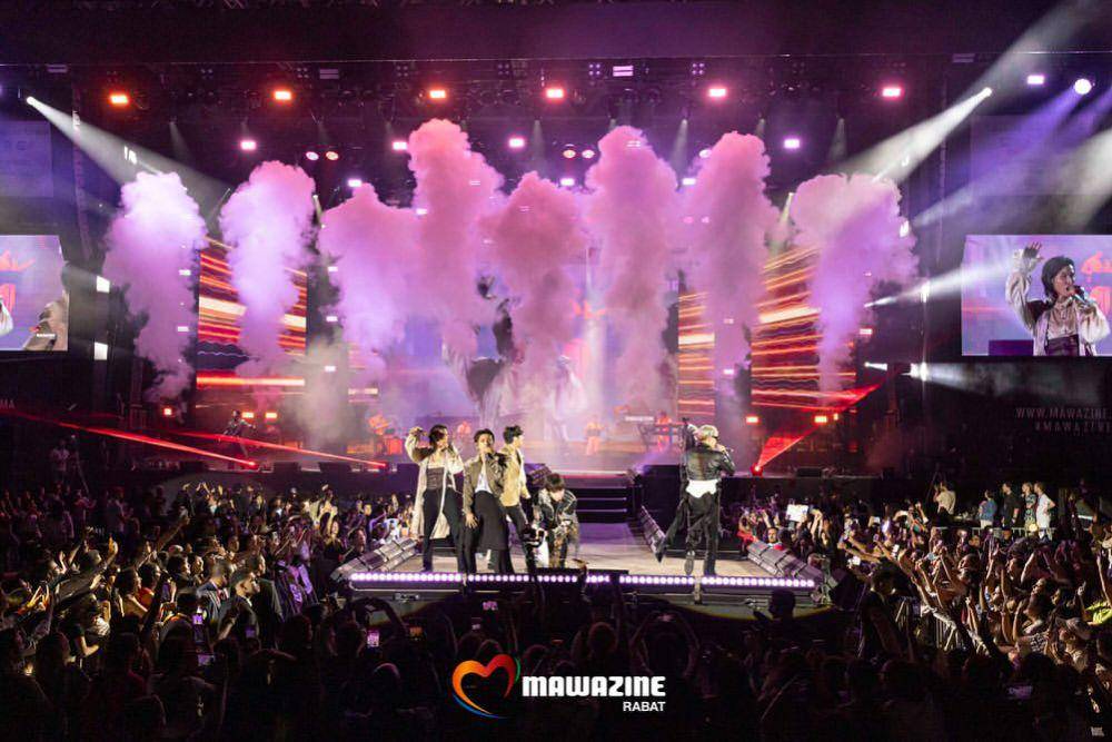 potret penampilan ATEEZ di Mawazine Festival (instagram.com/mawazine)