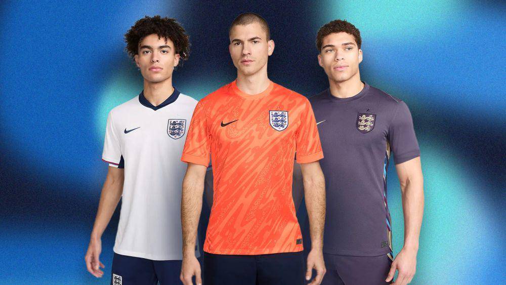 ilustrasi jersey timnas Inggris di Euro 2024 (British GQ)
