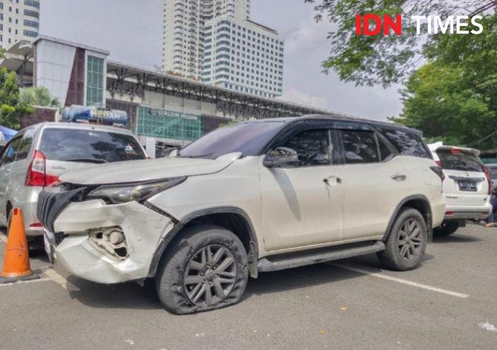 Pengendara Fortuner Acungkan Pistol Terlibat Kejar-kejaran dengan Ojol