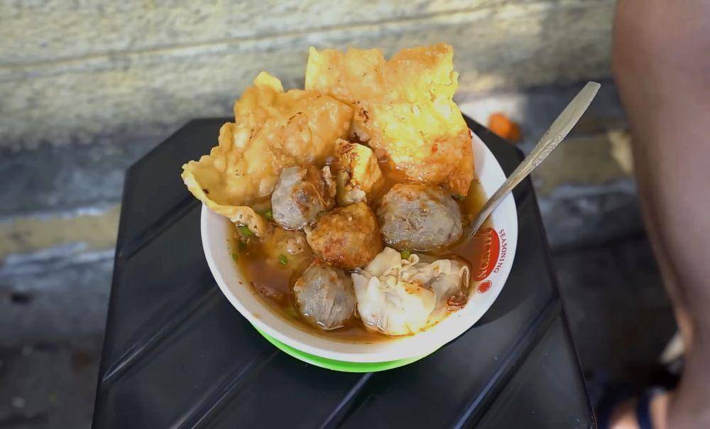 ilustrasi bakso di Bakso W2N atau Bakso Wawan (YouTube.com/Anak Kuliner)
