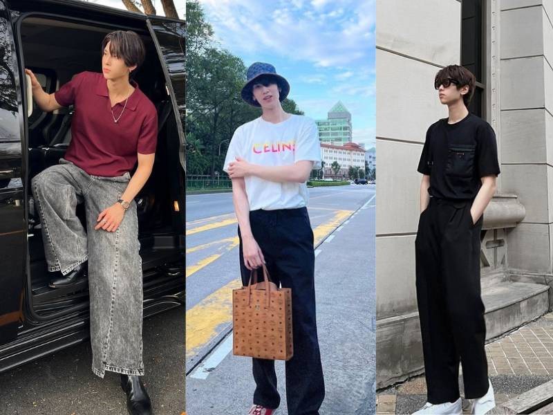 gaya french tuck ala Dunk Natachai (instagram.com/dunknatachai)