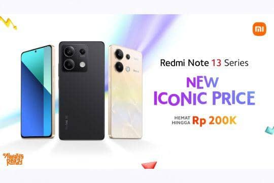 Redmi Note 13 Series Hadir Lebih Hemat,
Harga Mulai dari Rp2.399.000