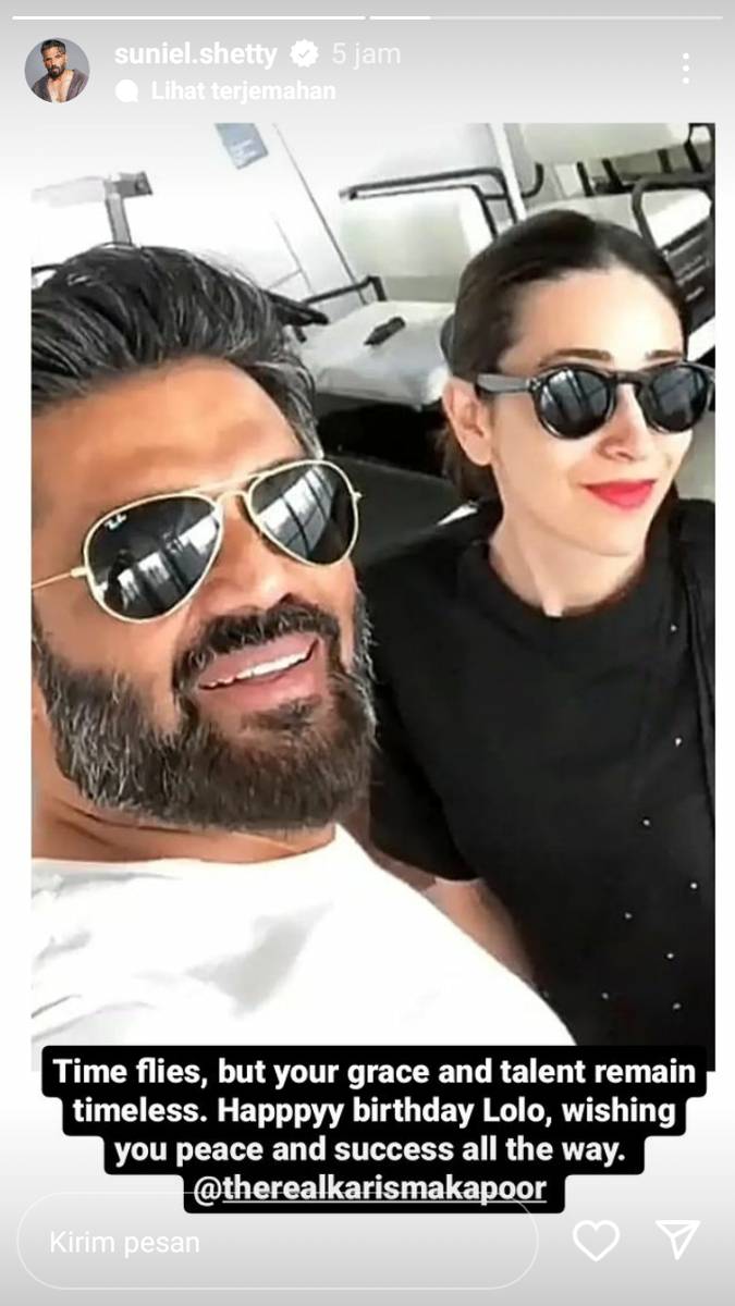 unggahan Suniel Shetty (instagram.com/suniel.shetty)