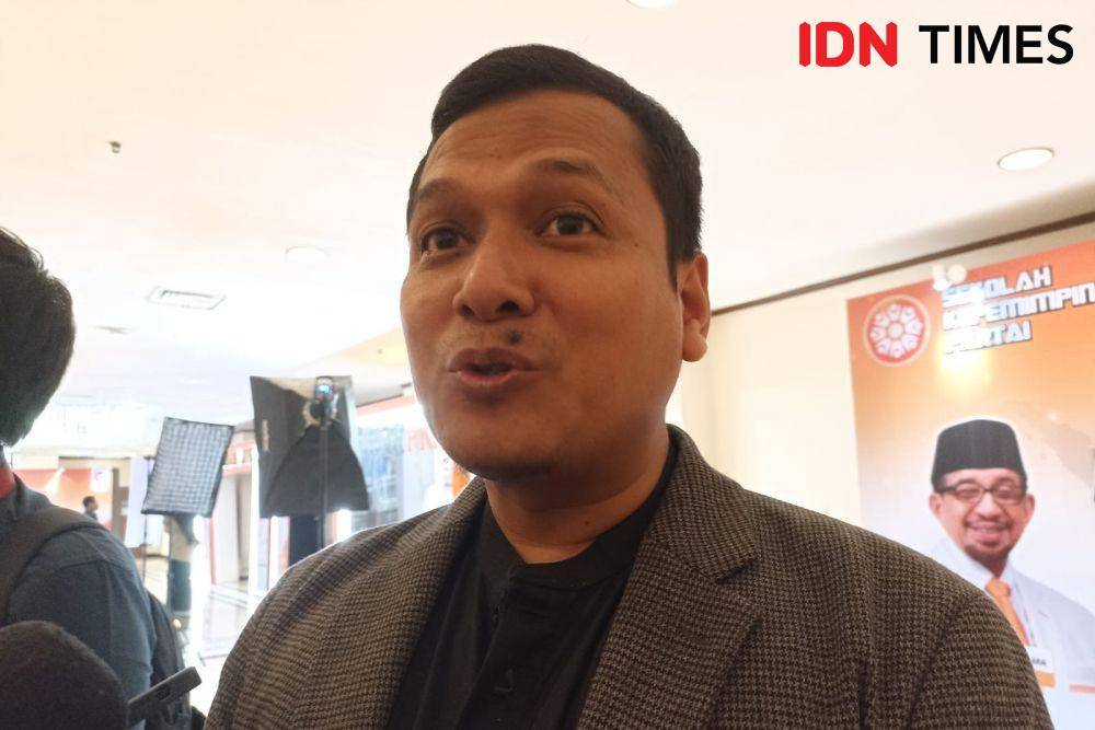 Juru Bicara PKS Pipin Sopian ungkap PKS jajaki kerja sama dengan NasDem di Pilkada 2024. (IDN Times/Amir Faisol)