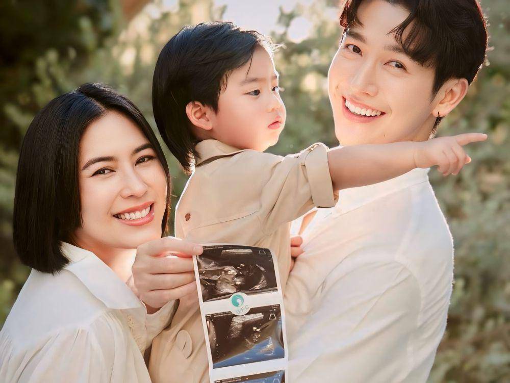potret Jooy Warattaya dan Push Puttichai umumkan kehamilan anak kedua (instagram.com/warattaya)