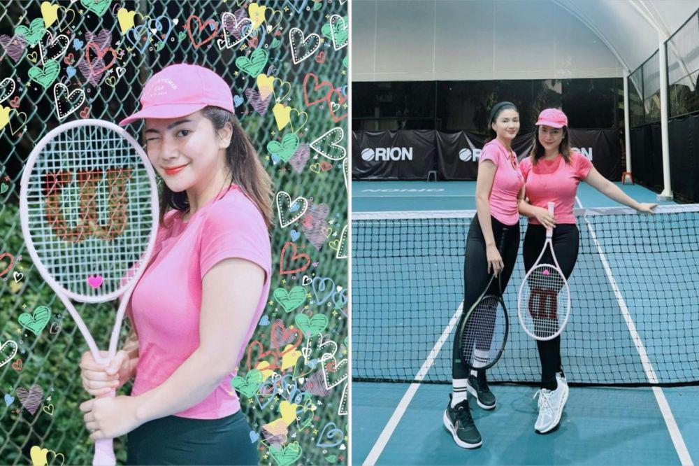 7 Potret Felicya Angelista Mulai Tekuni Olahraga Tenis, Super Excited!