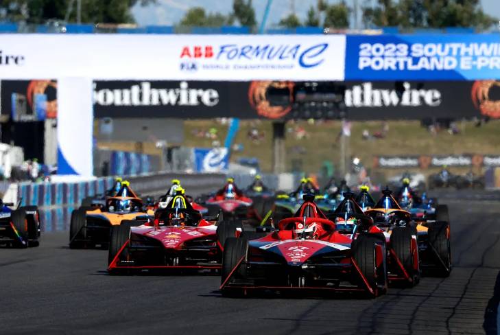 potret balapan E-Prix Portland 2023 (fiaformulae.com)