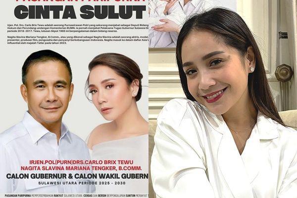 Klarifikasi Nagita Slavina Dirumorkan Maju Cawagub Sulawesi Utara