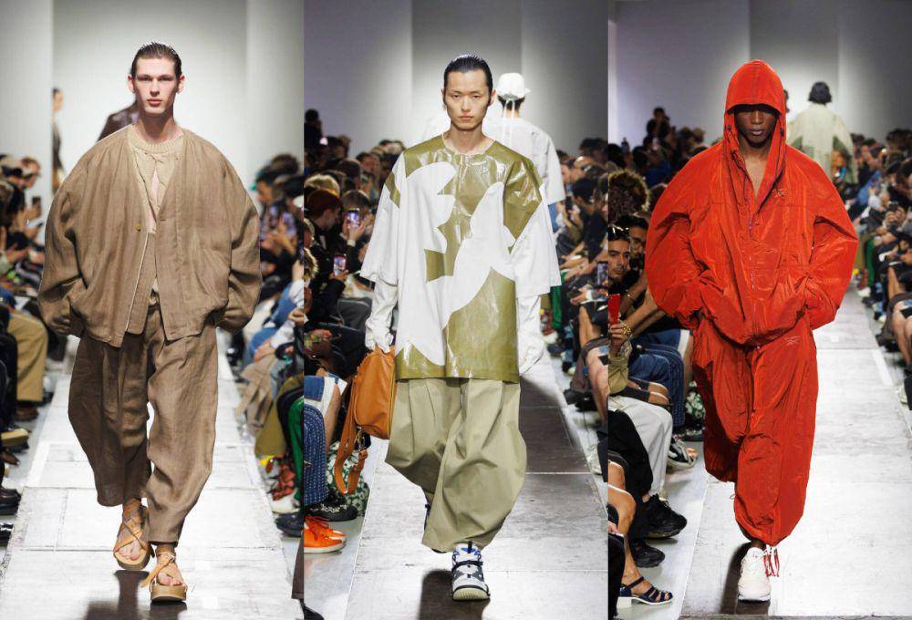 Hed Mayner S/S '25 di Paris Fashion Week Menswear 2024 (instagram.com/collective_parade)