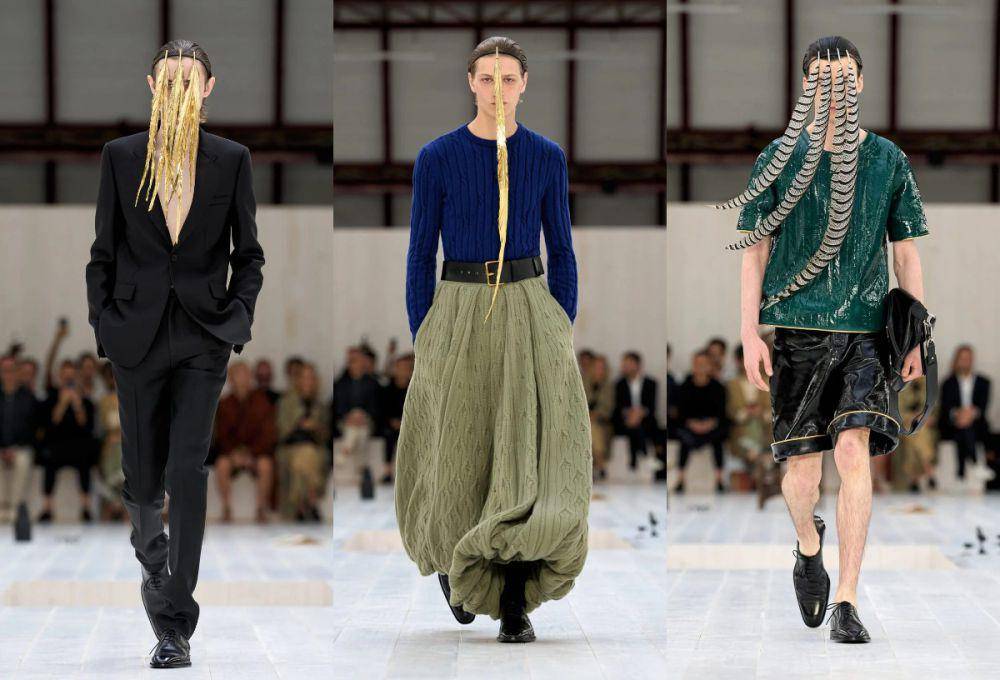 LOEWE S/S '25 di Paris Fashion Week Menswear 2024 (dok. Loewe)