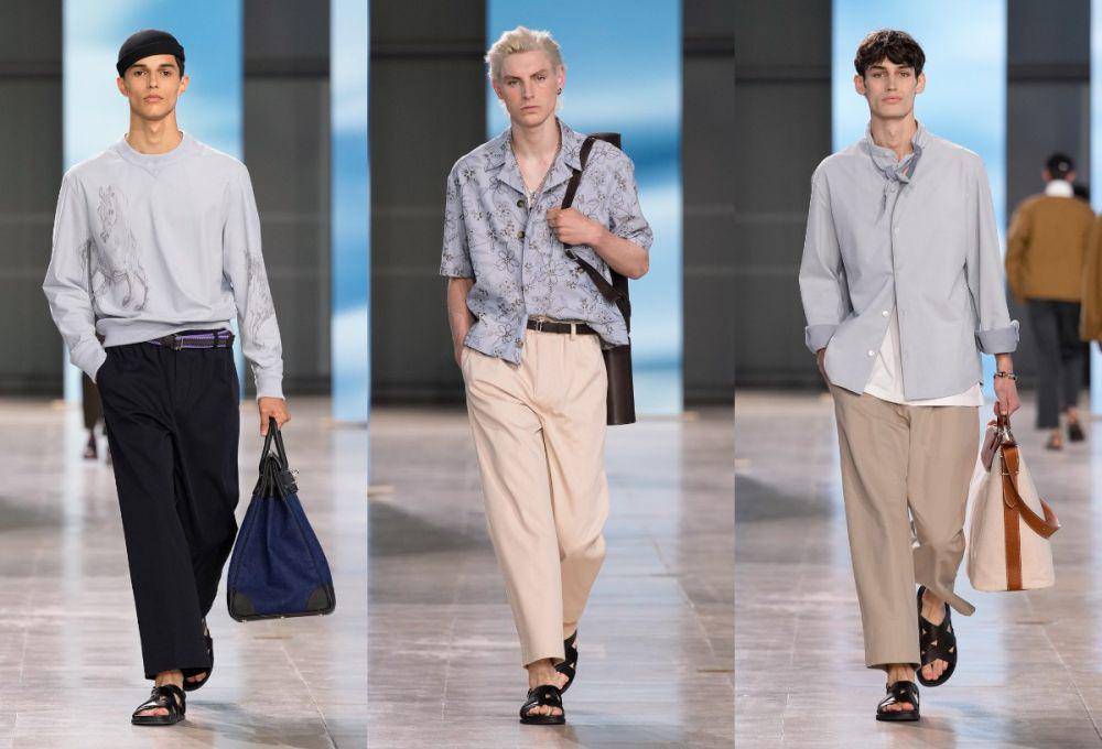 Hermès S/S '25 di Paris Fashion Week Menswear 2024 (instagram.com/hermes)