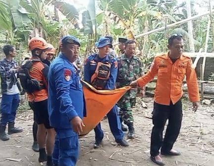 IRT Sempat Hilang Diserang Buaya Sungai Way Semaka Ditemukan Tewas