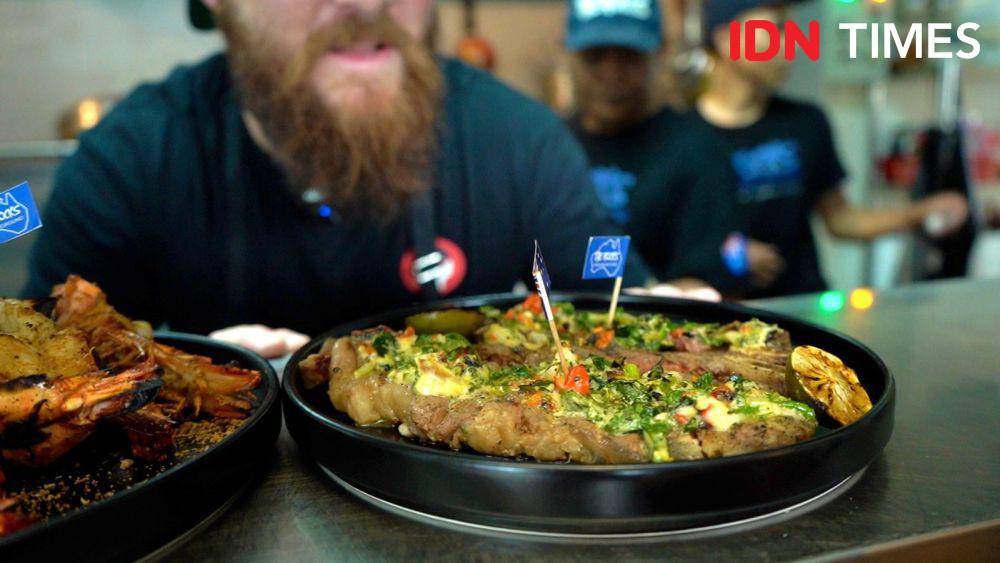 Chef Brent Draper kitchen takeover di The Rocks Underground, Tangerang Selatan (IDN Times/Alya Dwi Achyarini)
