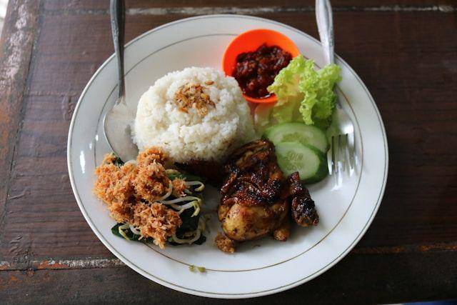 ilustrasi ayam goreng (unplash.com/Mufid Majnun)