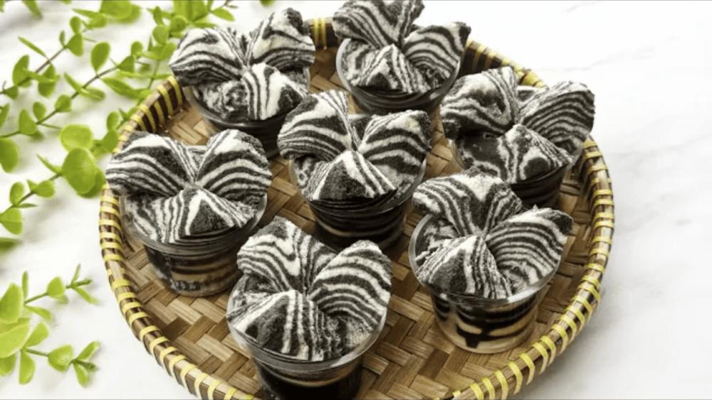 Resep Bolu Kukus Mekar Zebra yang Cantik dan Lembut Teksturnya