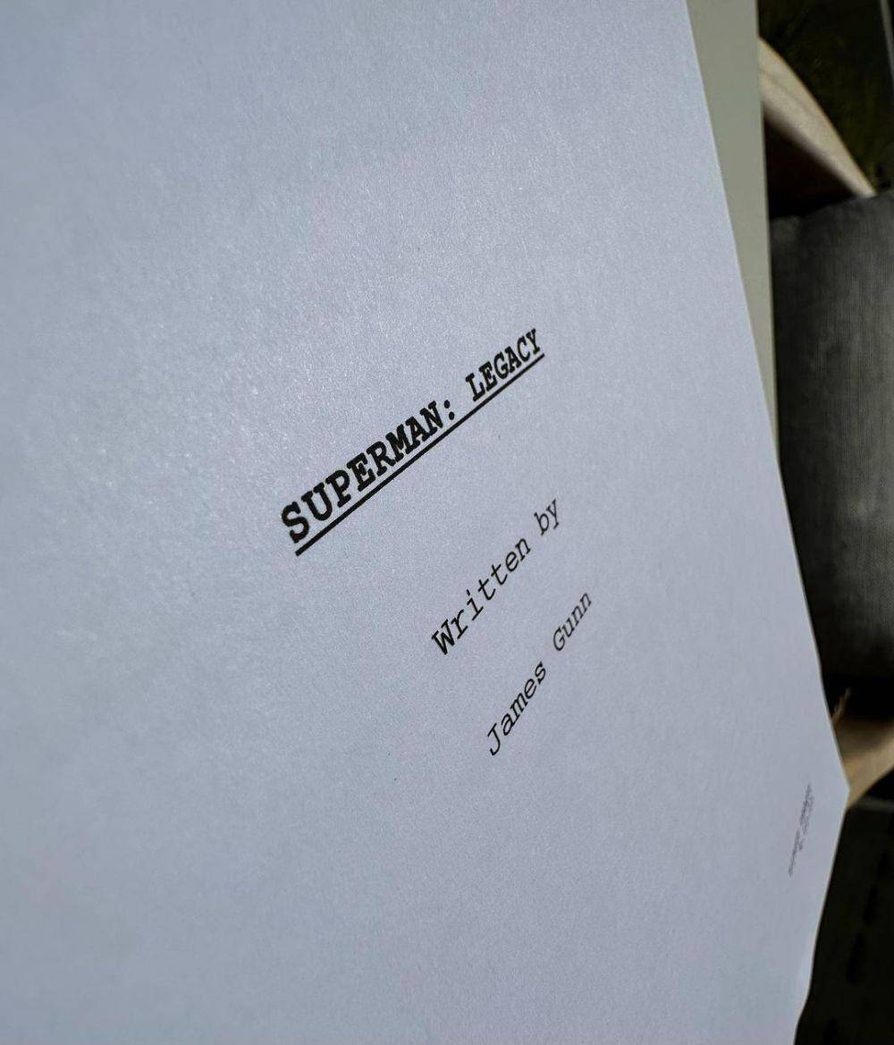 Film Superman (2025) (instagram.com/jamesgunn)