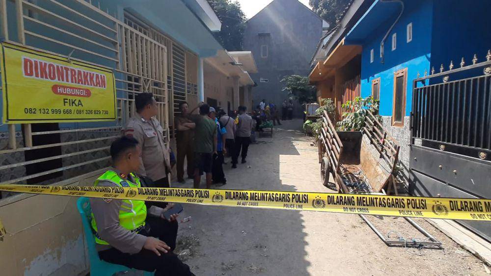 Polisi lakukan olah TKP di lokasi ledakan petasan. IDN Times/ istimewa