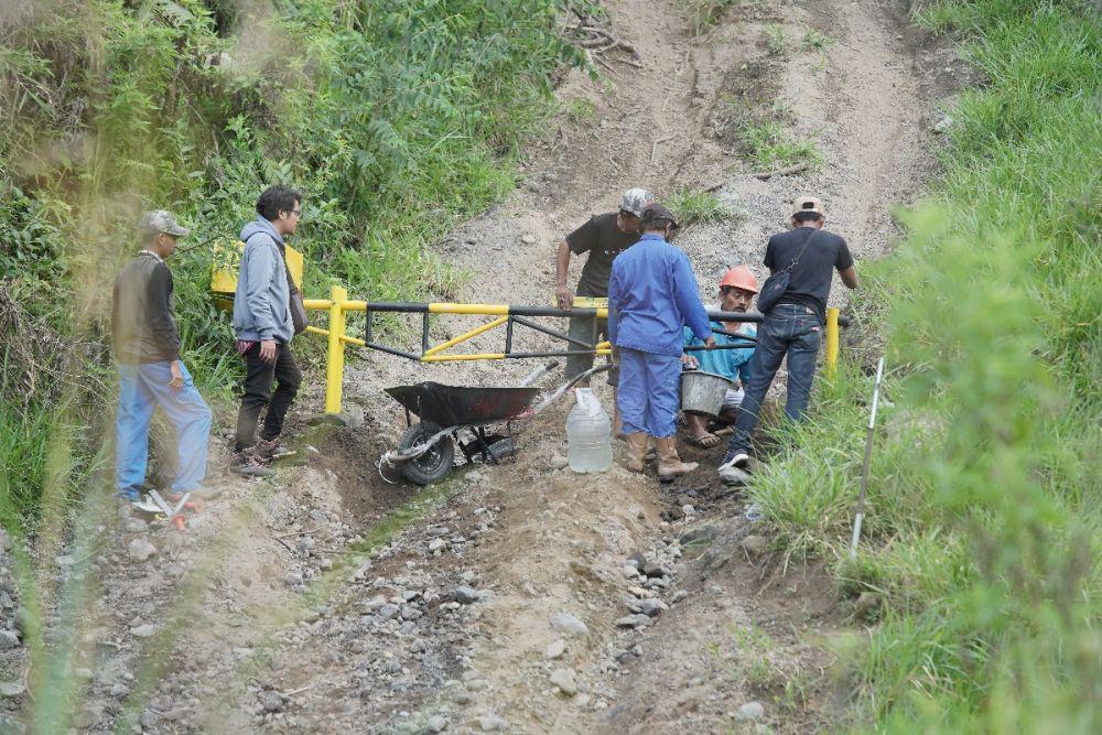 Dipakai Track Motor, Jalur Trail di Kawasan Kaliadem Diportal
