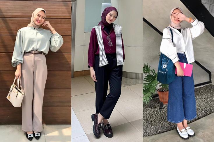 10 Ide Outfit Kuliah Pakai Kemeja ala Intan Ghazella, Modis dan Santun