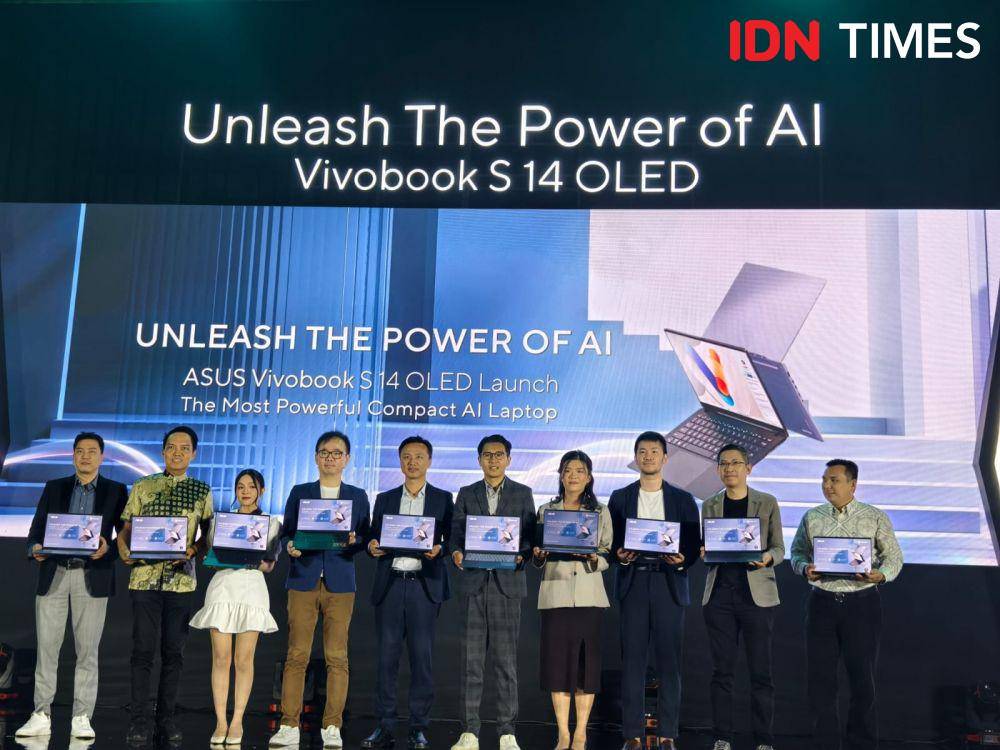 ASUS Vivobook S 14 OLED (IDN Times/Fatkhur Rozi)