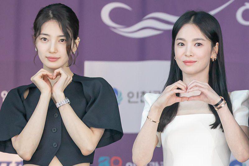10 Artis Korea di Event Handprinting Blue Dragon Series Awards 2024