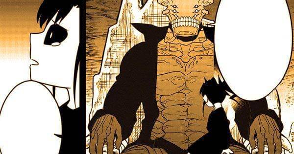 Momen Kaiju No. 15 dan 'ayahnya' ( Dok. Shueisha / Kaiju No. 8 )