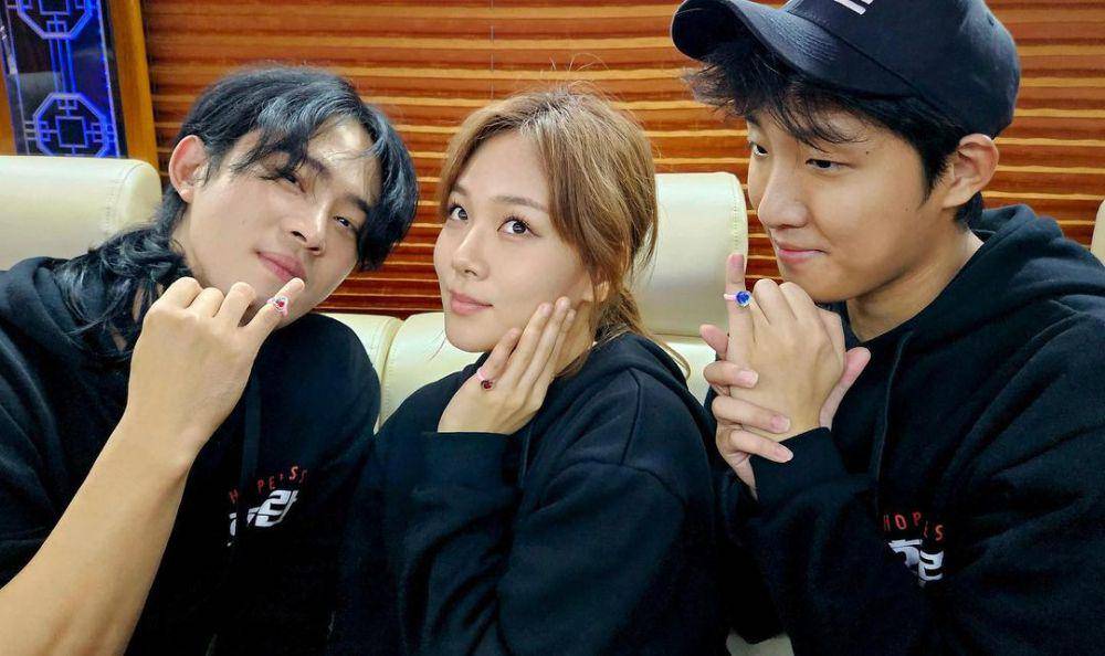 Jeong Jae Kwang, Bibi dan Hong Sa Bin (instagram.com/jaekwang_jeong)