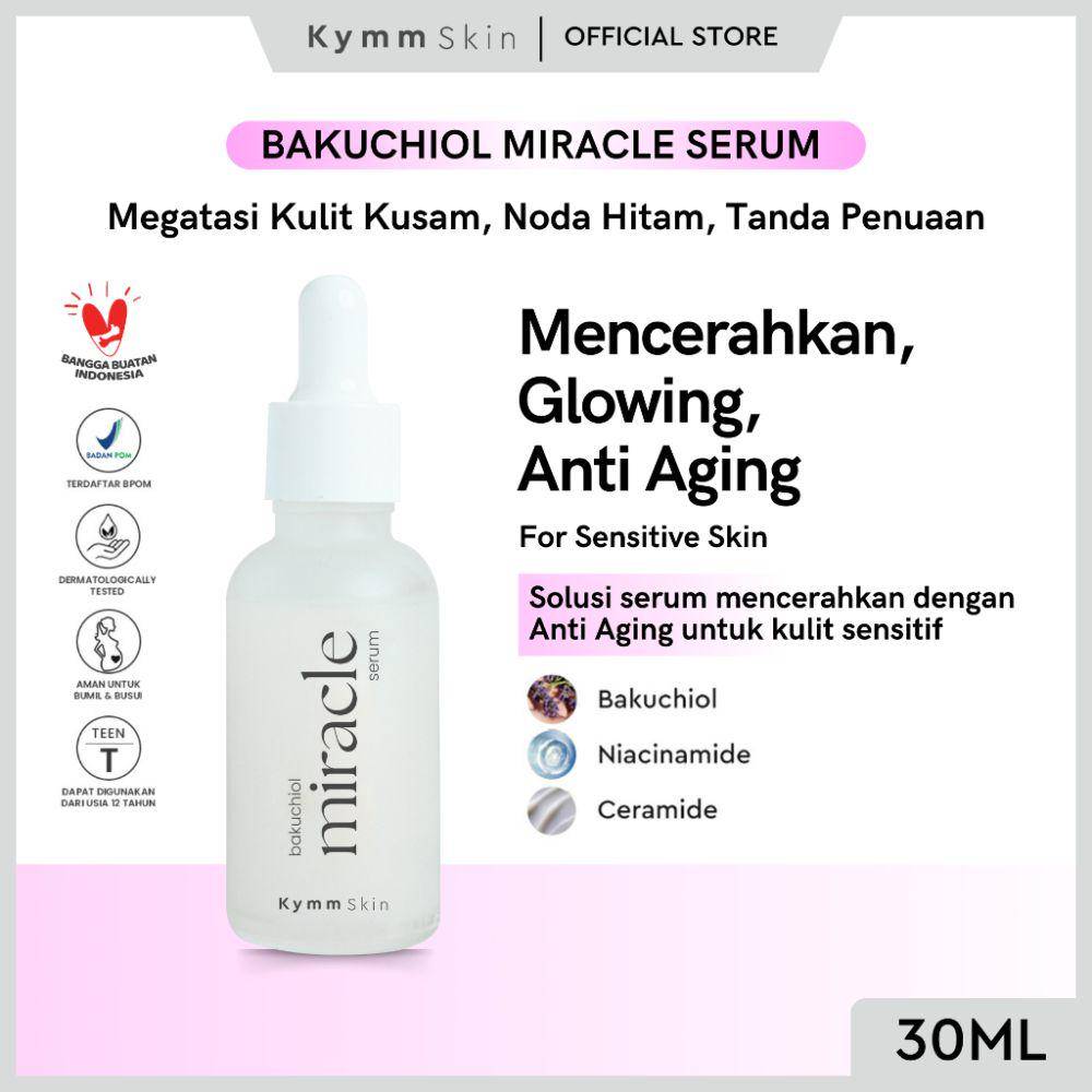 KYMM Skin Miracle Bakuchiol Serum (shopee.co.id/Kymm Skin Official Store)
