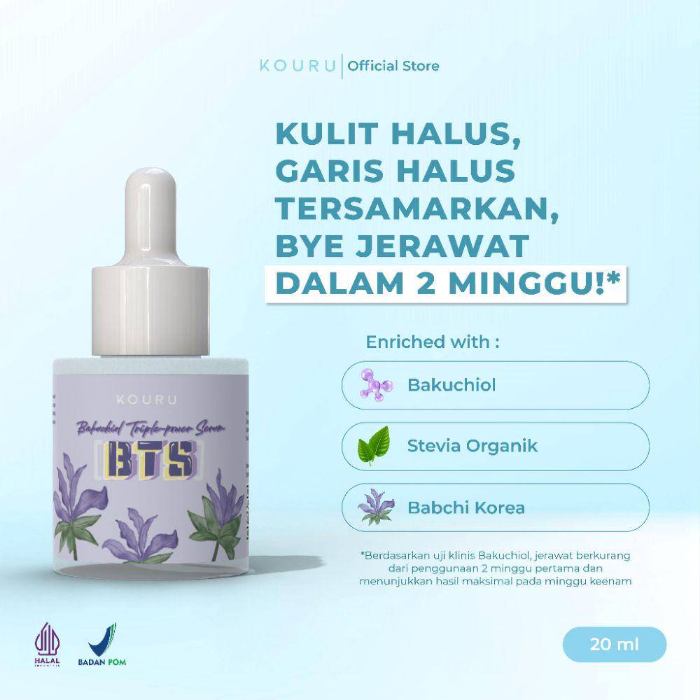 KOURU Bakuchiol Triple Power Serum (shopee.co.id/Kouru Official Shop)