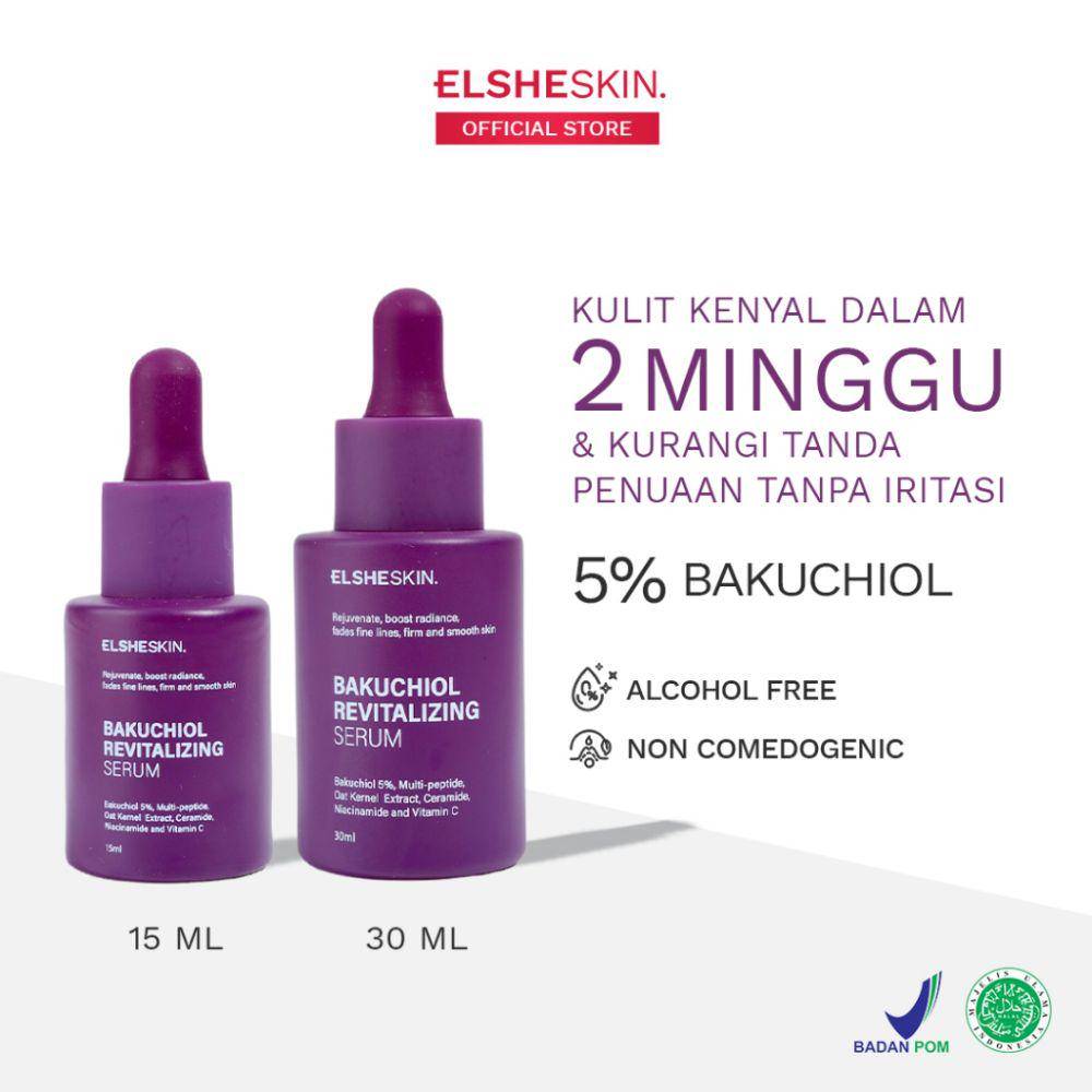 ElsheSkin Bakuchiol Revitalizing Serum (shopee.co.id/ElsheSkin Official Shop)