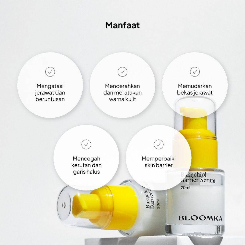 Bloomka Bakuchiol Barrier Serum (shopee.co.id/Bloomka Official Shop)