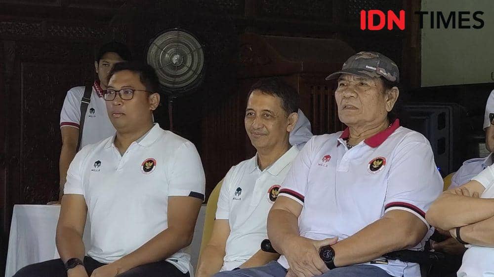 Sudaryono (kiri) bakal calon Gubernur Jateng dari Partai Gerindra. (IDN Times/Larasati Rey)