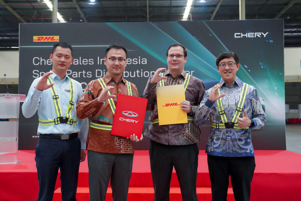Chery Kolaborasi dengan DHL, Bantu Distribusikan Suku Cadang