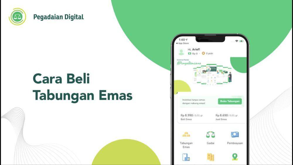 Tabungan Emas di Aplikasi Pegadaian Digital (YouTube/Pegadaian Official)
