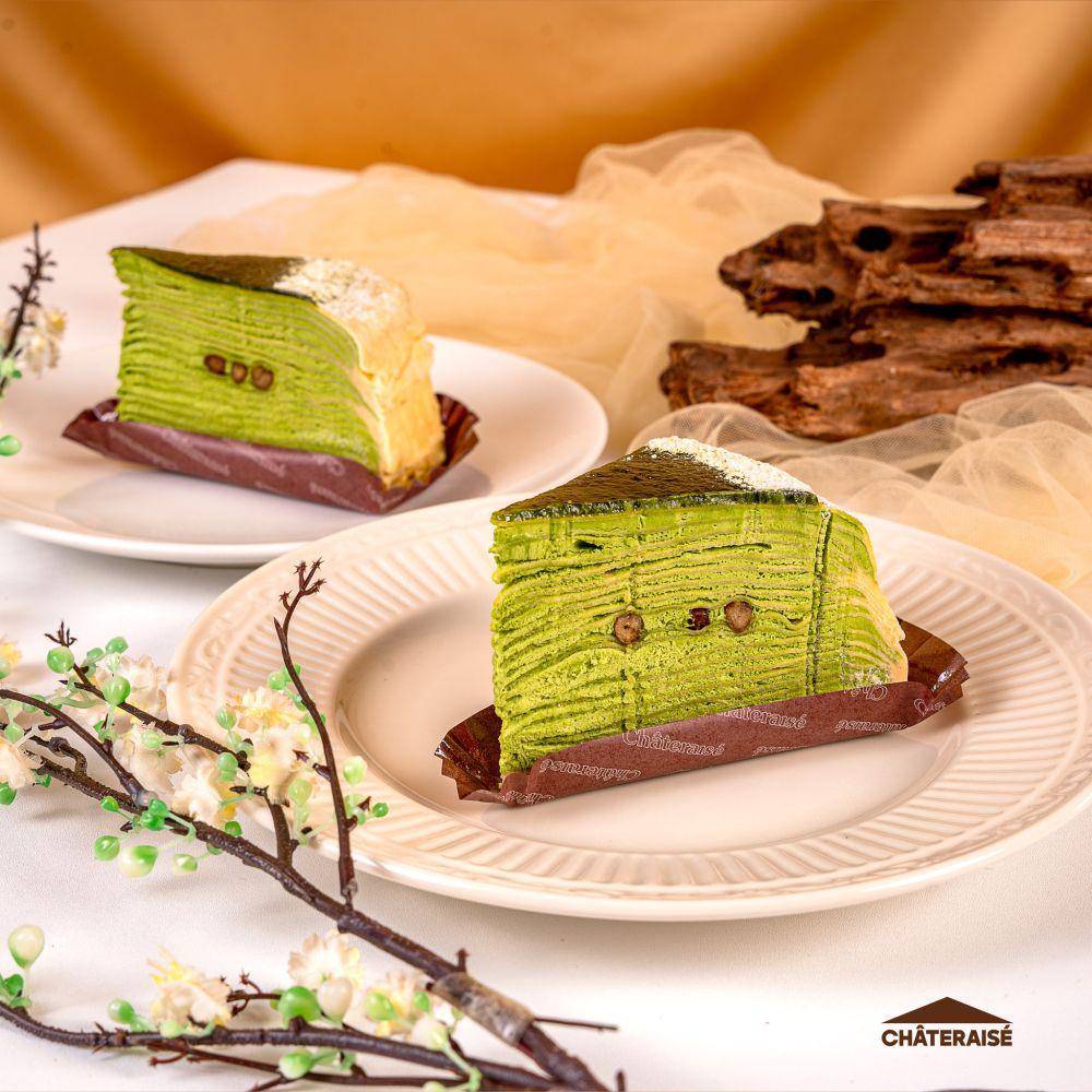 Potret menu Uji Matcha Mille Crepes di Chateraise (instagram.com/chateraise.id)