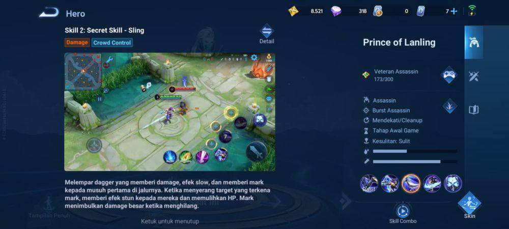 hero Prince of Lanling di Honor of Kings (dok. TiMi Studio Group/Honor of Kings)
