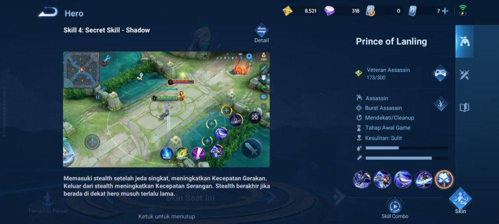 hero Prince of Lanling di Honor of Kings (dok. TiMi Studio Group/Honor of Kings)