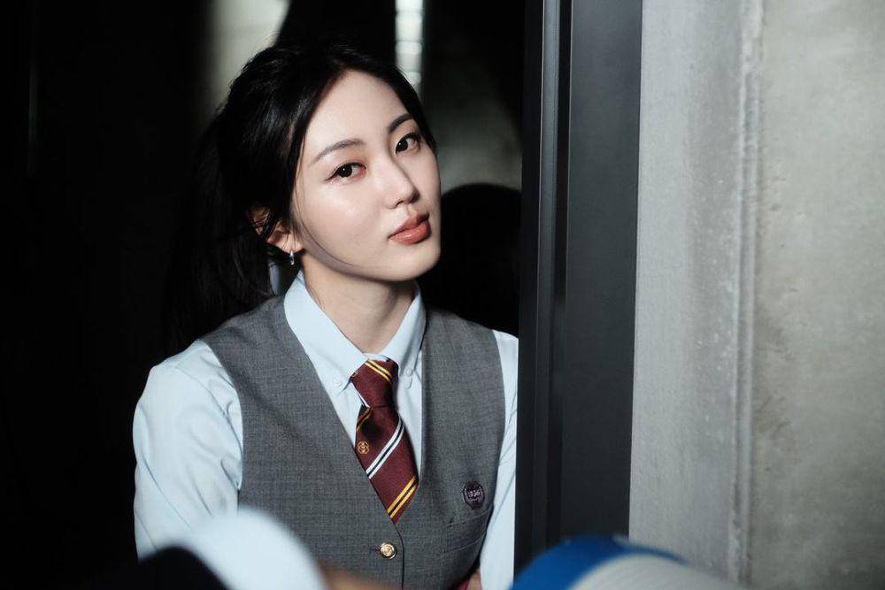 Kwon Eun Bin di balik layar drama Hierarchy (instagram.com/superb_ean)