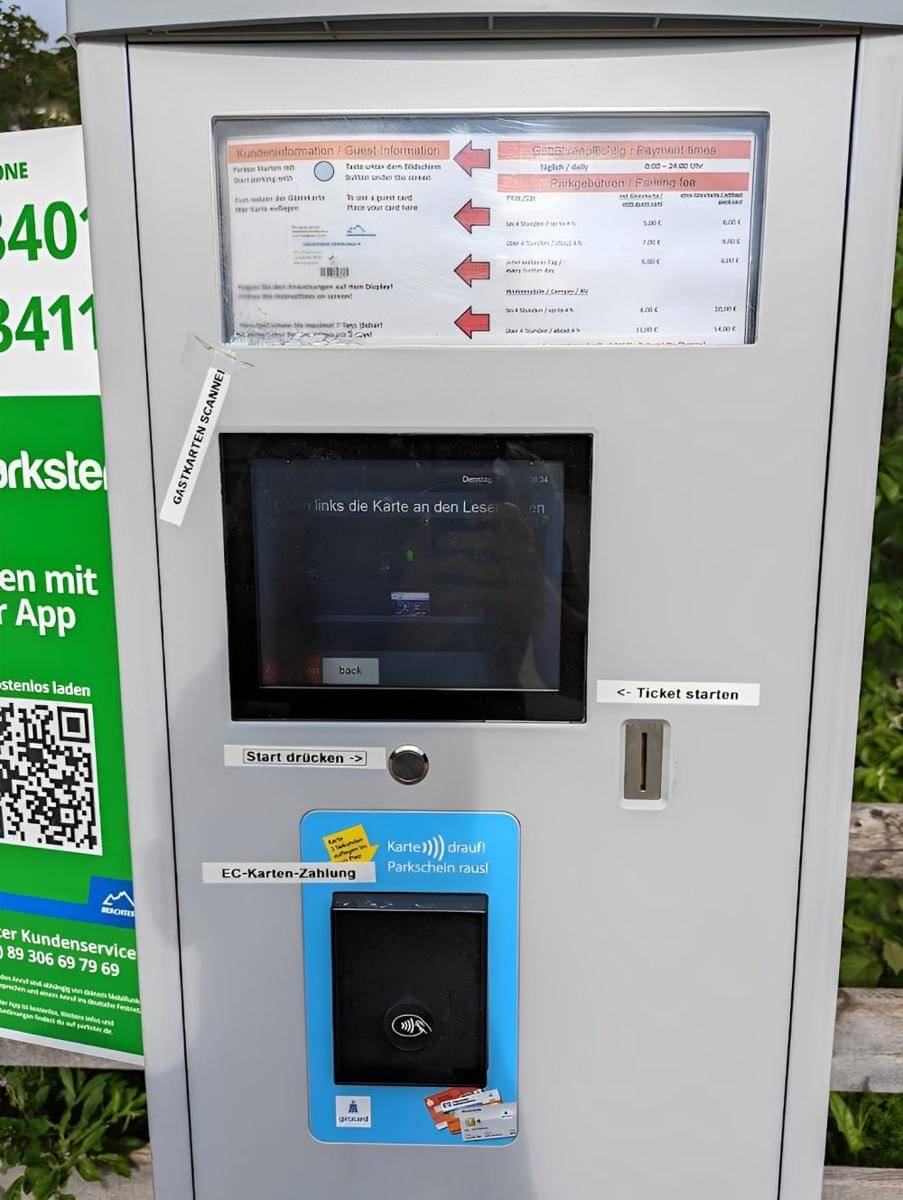 Potret mesin koin untuk mendapatkan tiket masuk Wimbachklamm, Jerman (google.com/maps/Daniel Schneider)