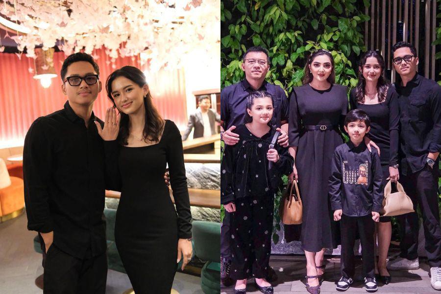 8 Gaya Sarah Menzel saat Dilamar Azriel, Propose di Depan Keluarga