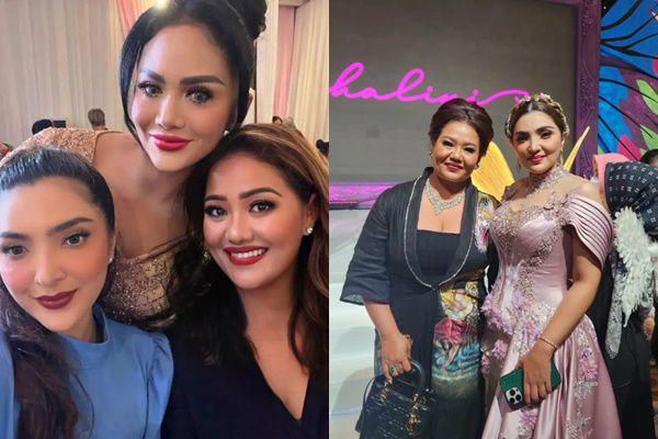 7 Potret Kedekatan Ibunda Sarah Menzel dengan Ashanty-Kris Dayanti