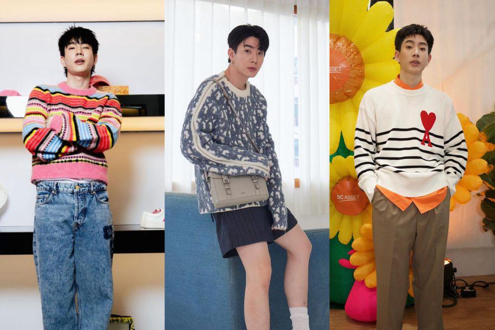 8 Inspirasi Knitwear ala Off Jumpol, Cocok Dipakai Sehari-hari!