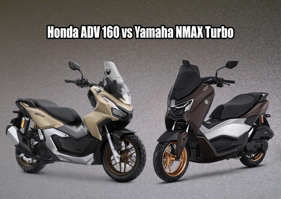 Perbandingan NMAX Turbo dan Honda ADV 160, Unggul Mana?
