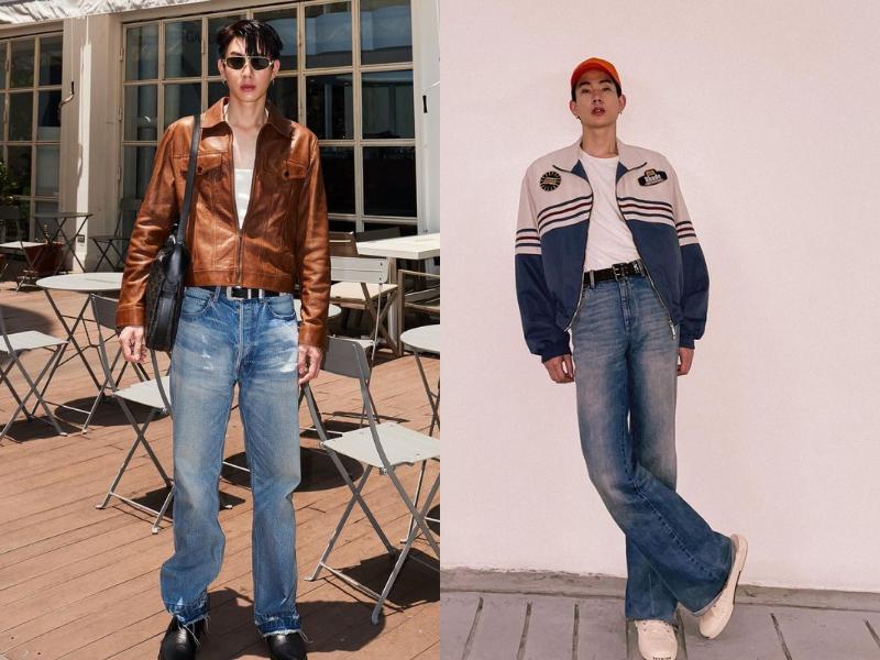7 Ide Padu Padan Leather Jacket ala Off Jumpol, Manly Abis!