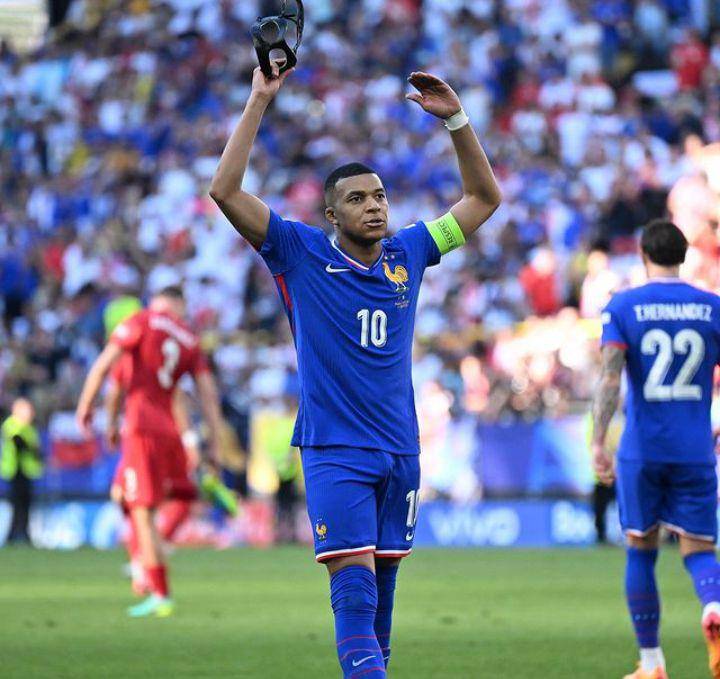 Mbappe saat laga kontra Polandia (instagram.com/equipedefrance)