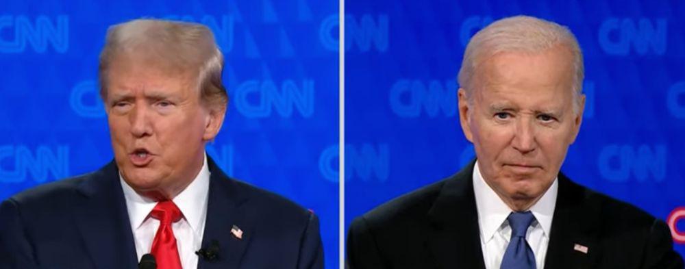 Di Debat Capres AS, Trump Sebut Pemerintahan Biden Buruk