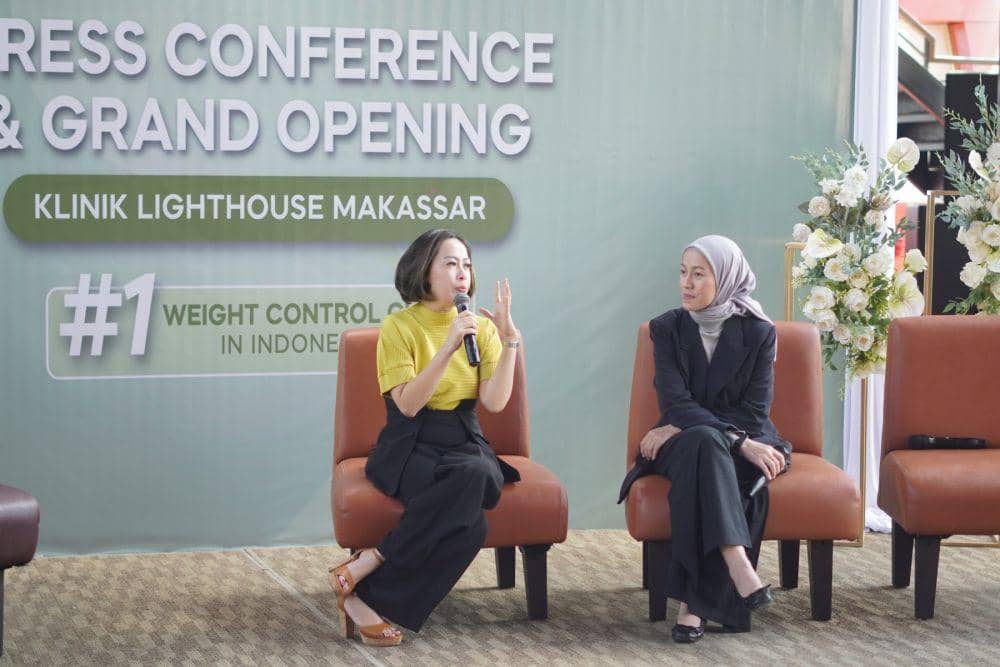 Founder dan CEO LIGHThouse Indonesia dr. Grace Judio (kiri) dan Esty meirizka, Head of Customer Acquisition Lighthouse. (Dok. Istimewa)