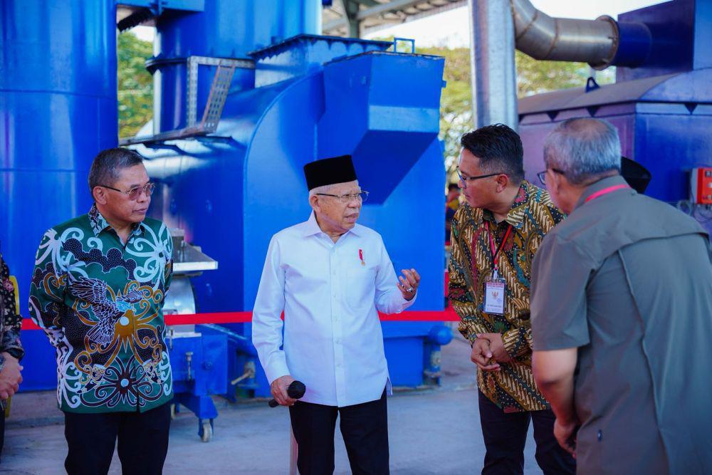 Wapres Ma'ruf Amin Puji Pengelolaan Limbah Industri SIER