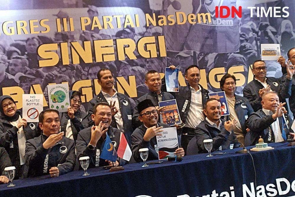 Kongres III NasDem Dibuka Jokowi Besok, Prabowo-Anies Diundang