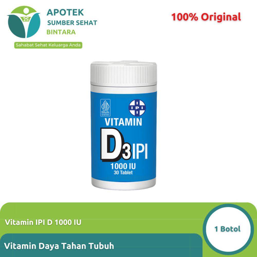Rekomendasi suplemen vitamin D untuk rambut rontok (Shopee.com/Apotek Sumber Sehat.Bintara)